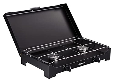 Enders Campingkocher DALGETY 2 Black, Gaskocher, 2-flammig, Edelstahlbrenner, manuelle Zündung, Topfrost aus verchromten Stahl, 2 x 2,3 kW #1855 im Sale